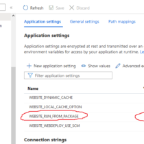 How To Run Your Azure Web App From Zip Package